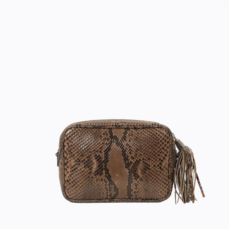 Exotic Python Small Purse - Milk Chocolate thumbnail 3