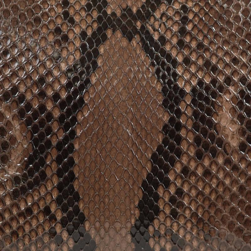 Exotic Python Small Purse - Milk Chocolate thumbnail 6