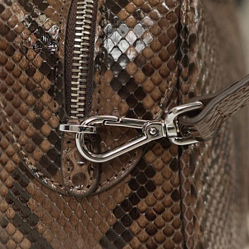 Exotic Python Small Purse - Milk Chocolate thumbnail 7