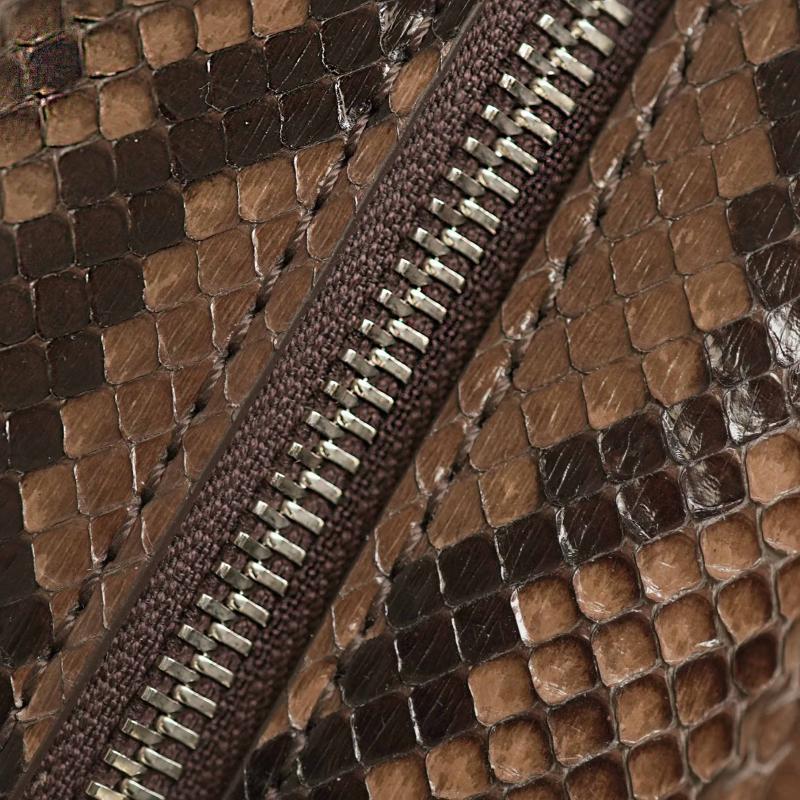 Exotic Python Small Purse - Milk Chocolate thumbnail 8