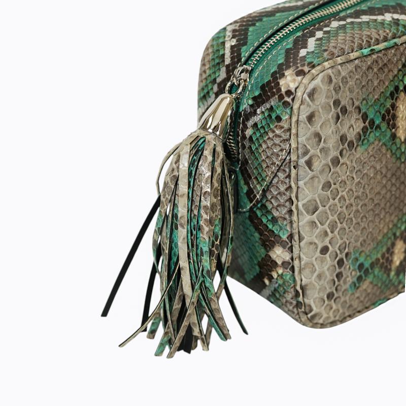 Exotic Python Small Purse - Cactus Green thumbnail 5
