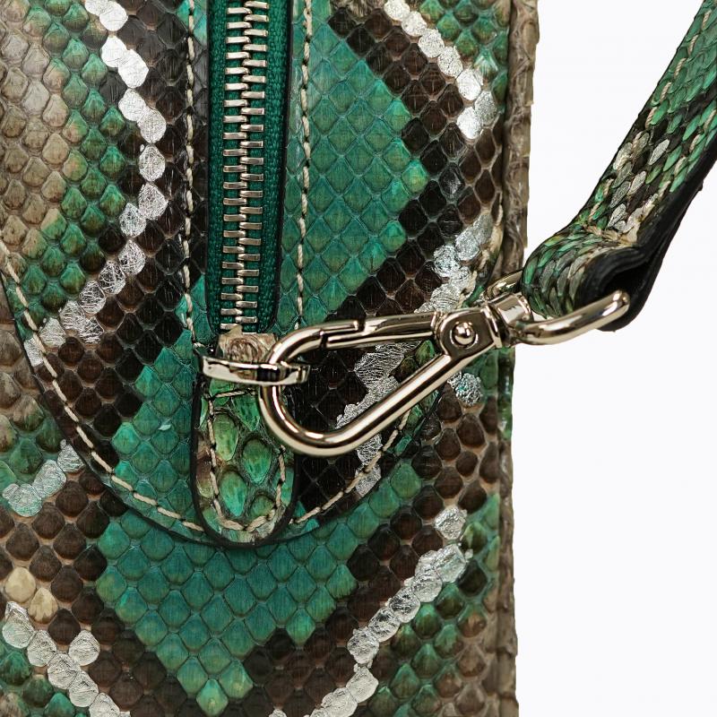 Exotic Python Small Purse - Cactus Green thumbnail 8