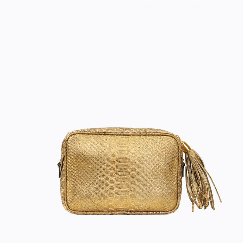 Exotic Python Small Purse - Antique Gold thumbnail 3
