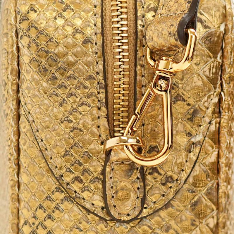 Exotic Python Small Purse - Antique Gold thumbnail 7