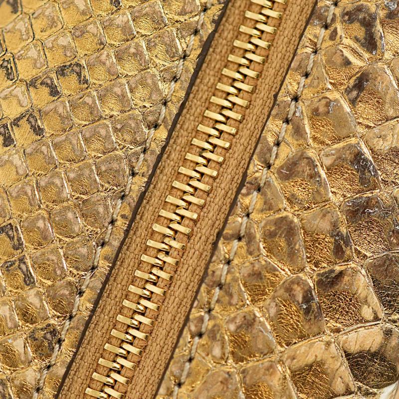 Exotic Python Small Purse - Antique Gold thumbnail 8