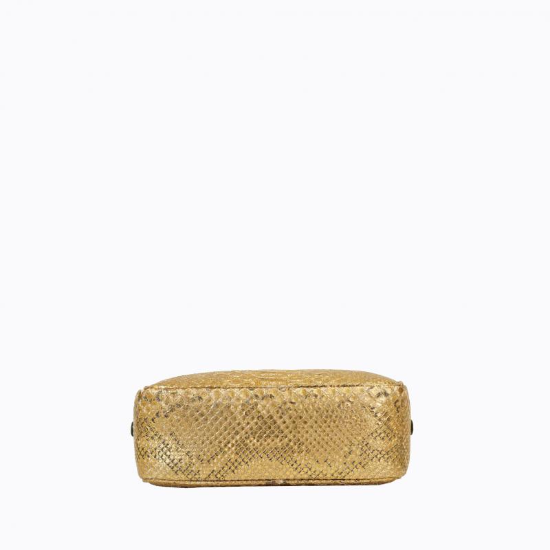 Exotic Python Small Purse - Antique Gold thumbnail 9