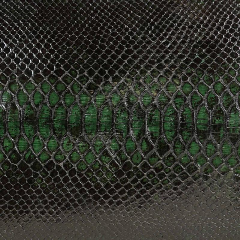 Exotic Python Small Purse - Dark Green thumbnail 7