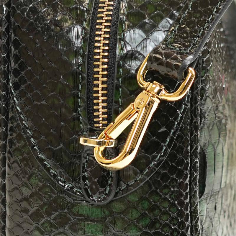 Exotic Python Small Purse - Dark Green thumbnail 8
