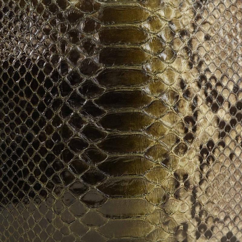 Exotic Python Small Purse - Dark Blonde thumbnail 6