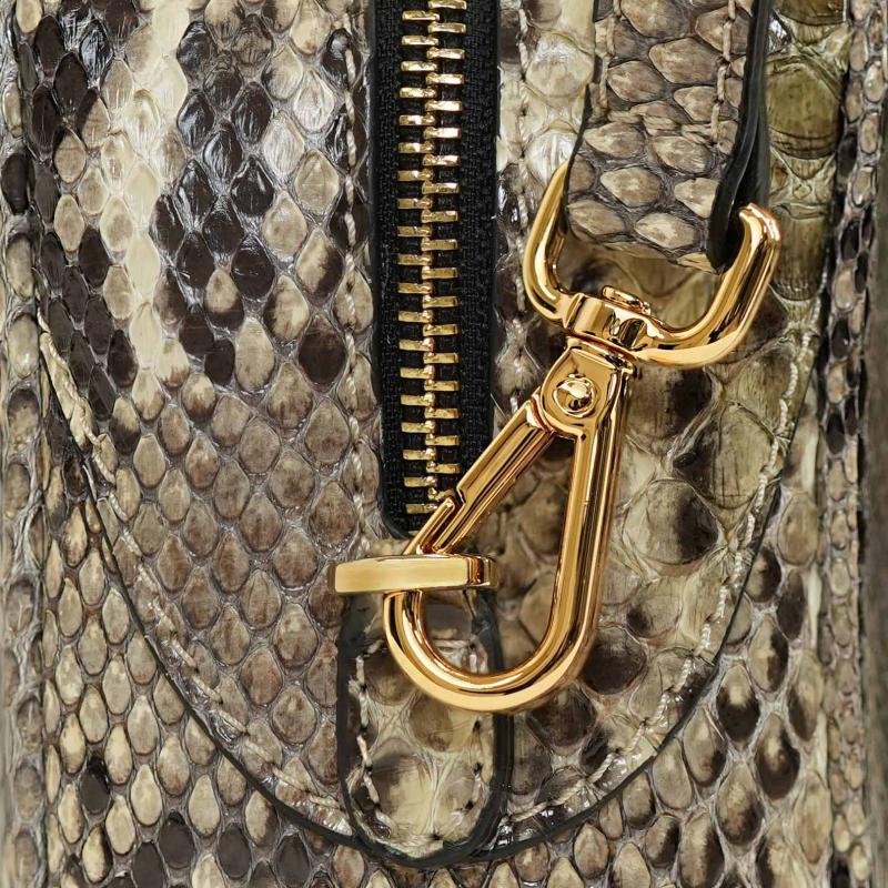 Exotic Python Small Purse - Dark Blonde thumbnail 7