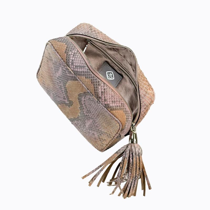 Exotic Python Small Purse - Desert Sand thumbnail 4