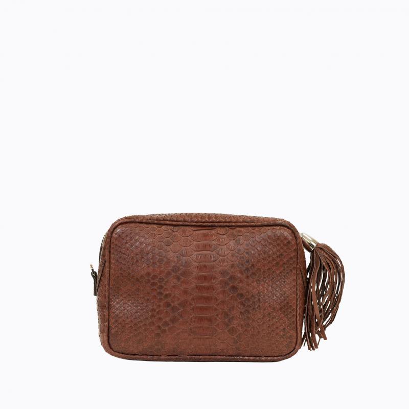 Exotic Python Small Purse - Garnet Red thumbnail 3