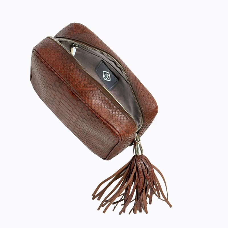Exotic Python Small Purse - Garnet Red thumbnail 4