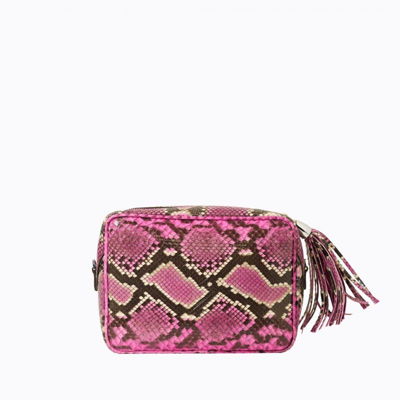 Exotic Python Small Purse - Royal Pink thumbnail 3