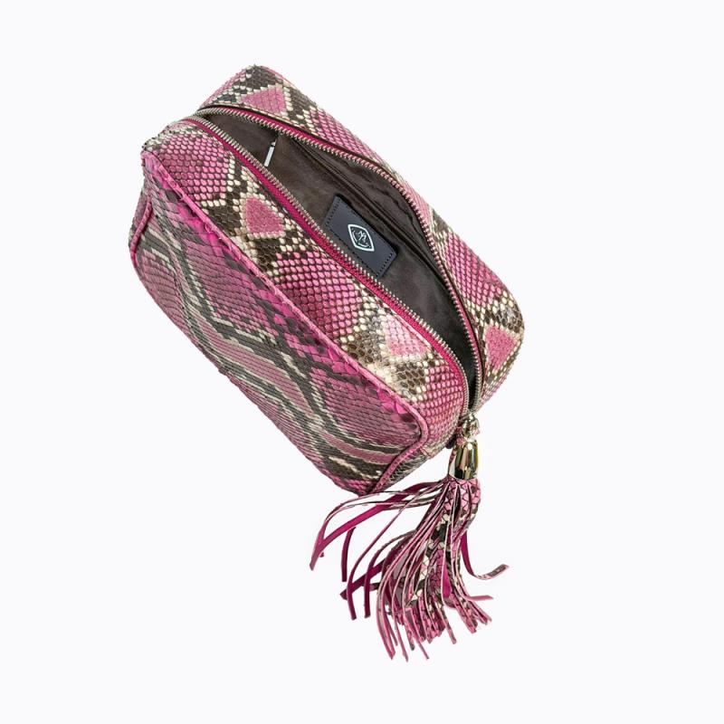 Exotic Python Small Purse - Royal Pink thumbnail 4
