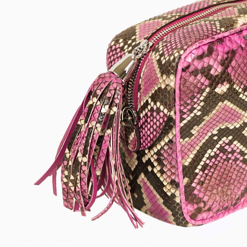 Exotic Python Small Purse - Royal Pink thumbnail 5