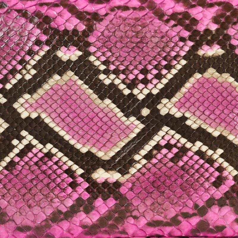 Exotic Python Small Purse - Royal Pink thumbnail 6