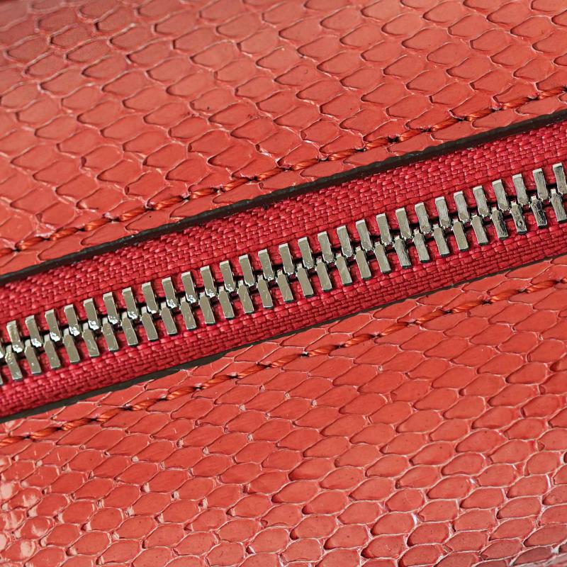Exotic Python Small Purse - Cherry Red thumbnail 8