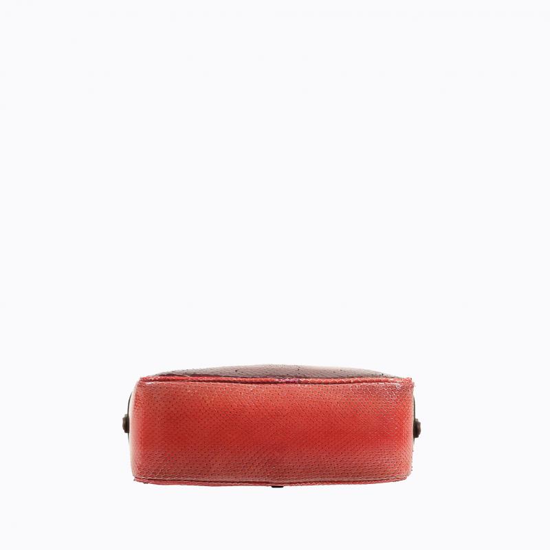 Exotic Python Small Purse - Cherry Red thumbnail 9