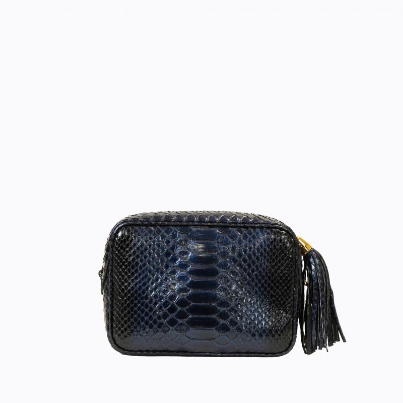 Exotic Python Small Purse - Earth Blue thumbnail 3