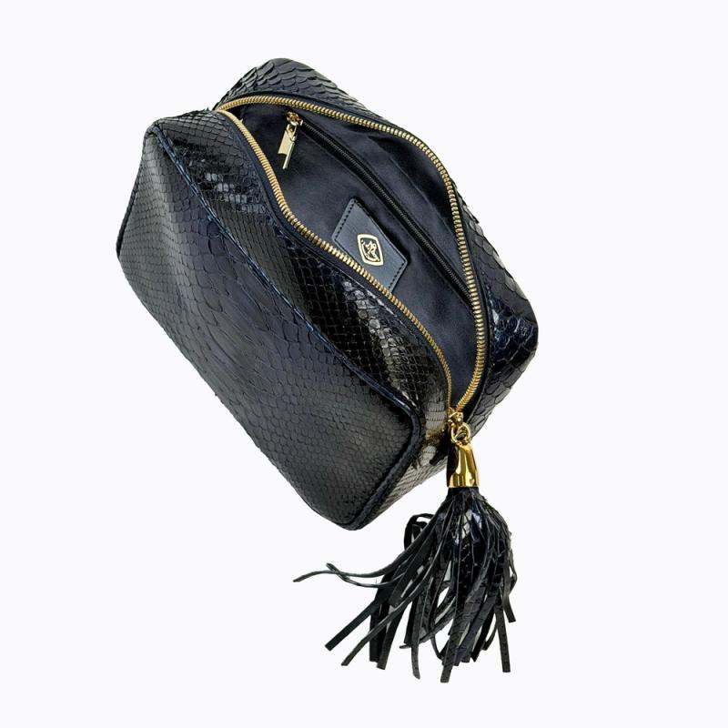 Exotic Python Small Purse - Earth Blue thumbnail 4