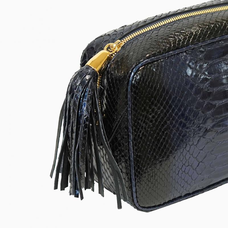 Exotic Python Small Purse - Earth Blue thumbnail 5