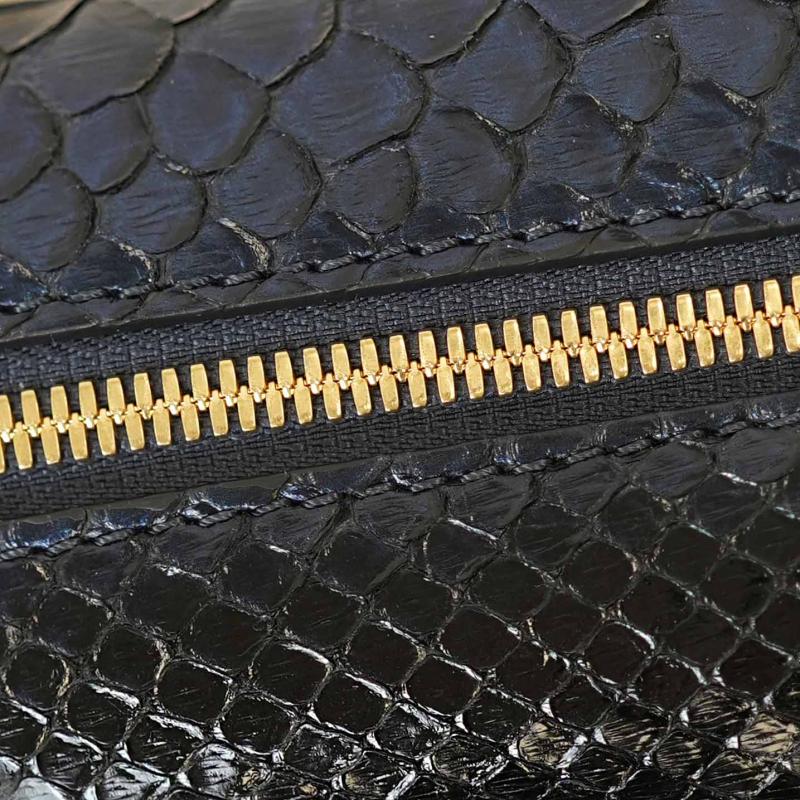 Exotic Python Small Purse - Earth Blue thumbnail 7