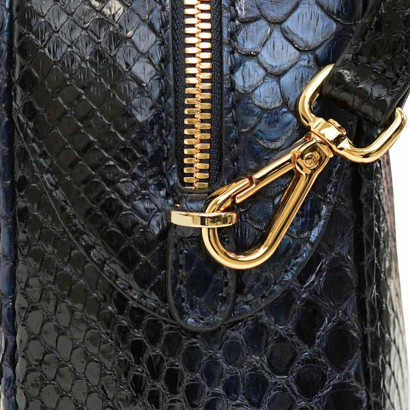 Exotic Python Small Purse - Earth Blue thumbnail 8