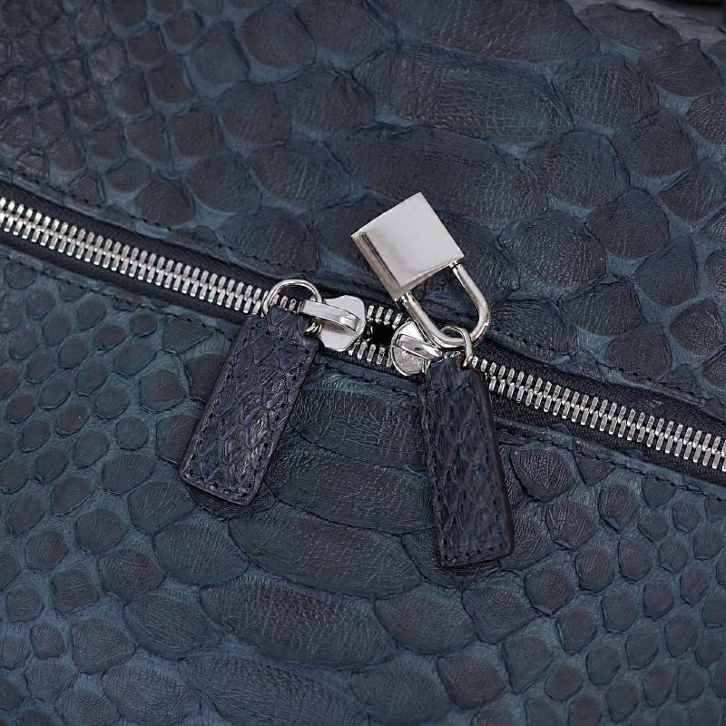 Exotic Python Duffle Bag - Dark Slate thumbnail 11