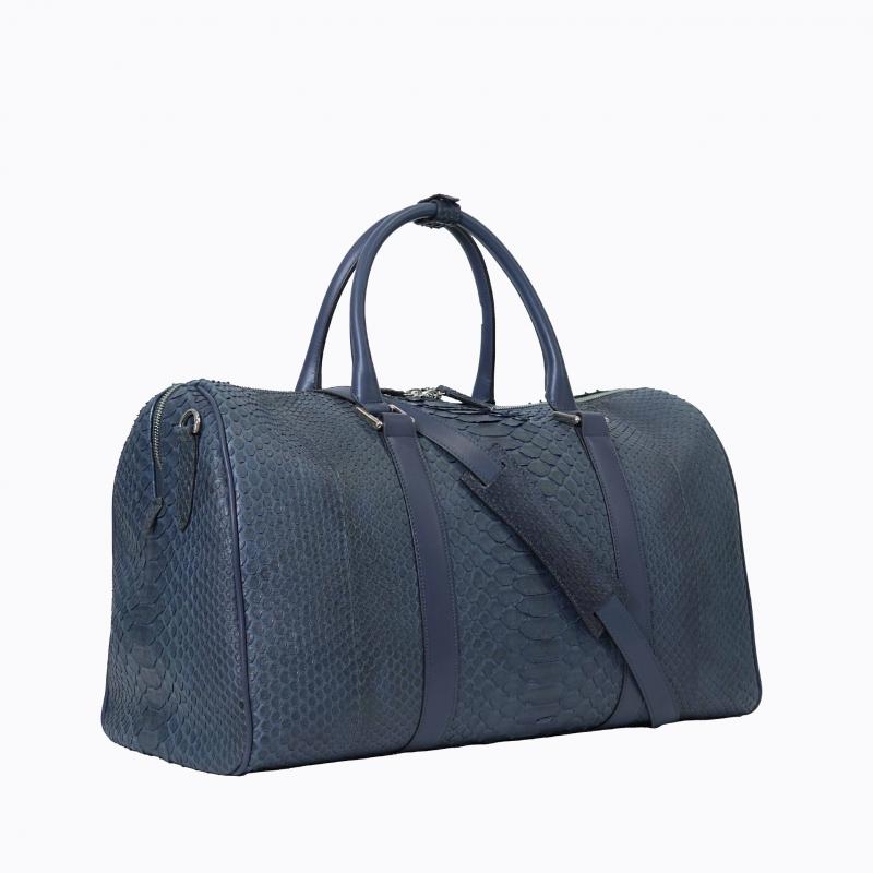 Exotic Python Duffle Bag - Dark Slate thumbnail 3