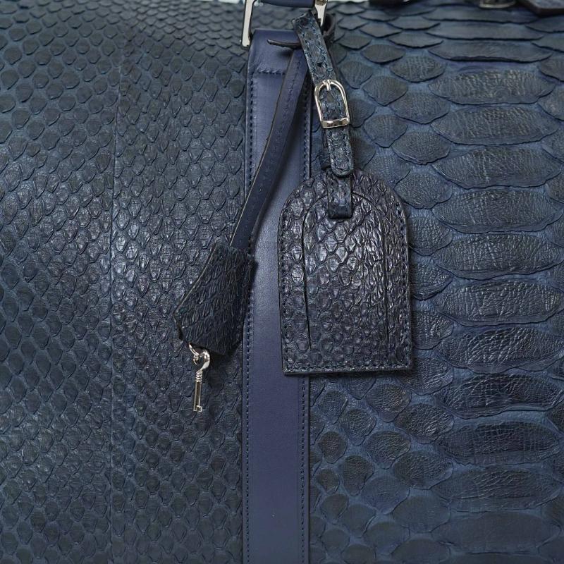 Exotic Python Duffle Bag - Dark Slate thumbnail 6