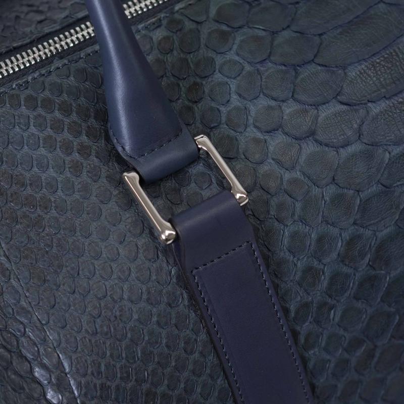 Exotic Python Duffle Bag - Dark Slate thumbnail 8
