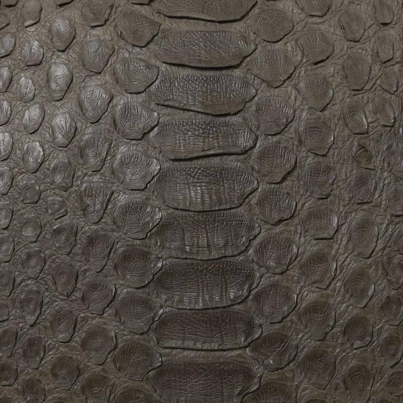 Exotic Python Duffle Bag - Dark Olive thumbnail 4
