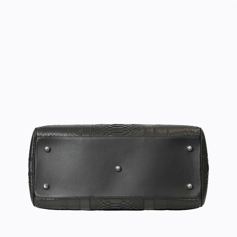 Exotic Python Duffle Bag - Night Black thumbnail 3