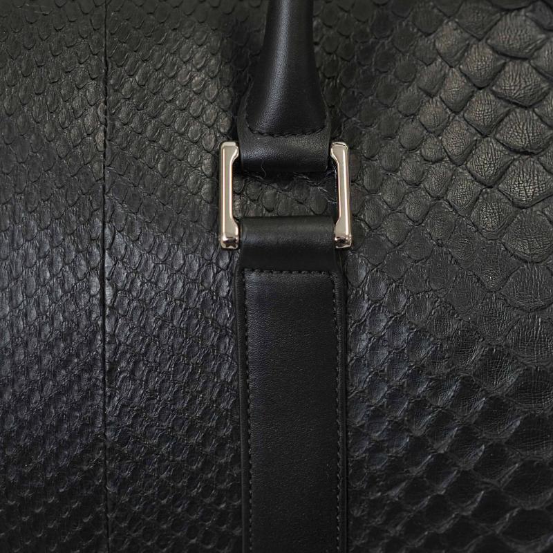 Exotic Python Duffle Bag - Night Black thumbnail 7