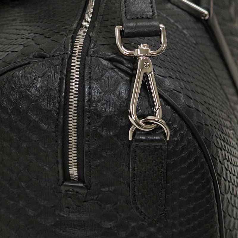 Exotic Python Duffle Bag - Night Black thumbnail 9