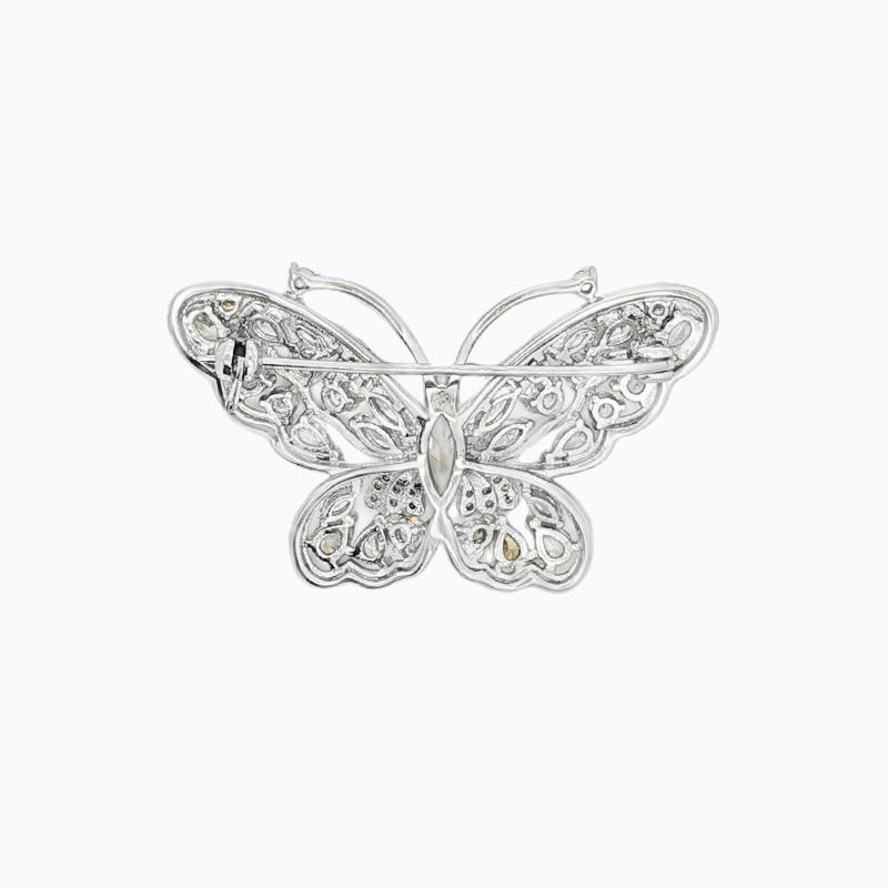 Butterfly Brooch - Yellow thumbnail 3