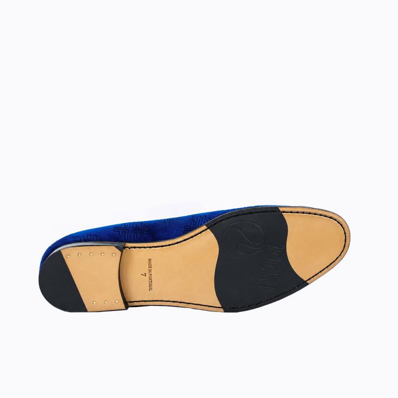 Palazzo Loafers - Blue Velvet thumbnail 4