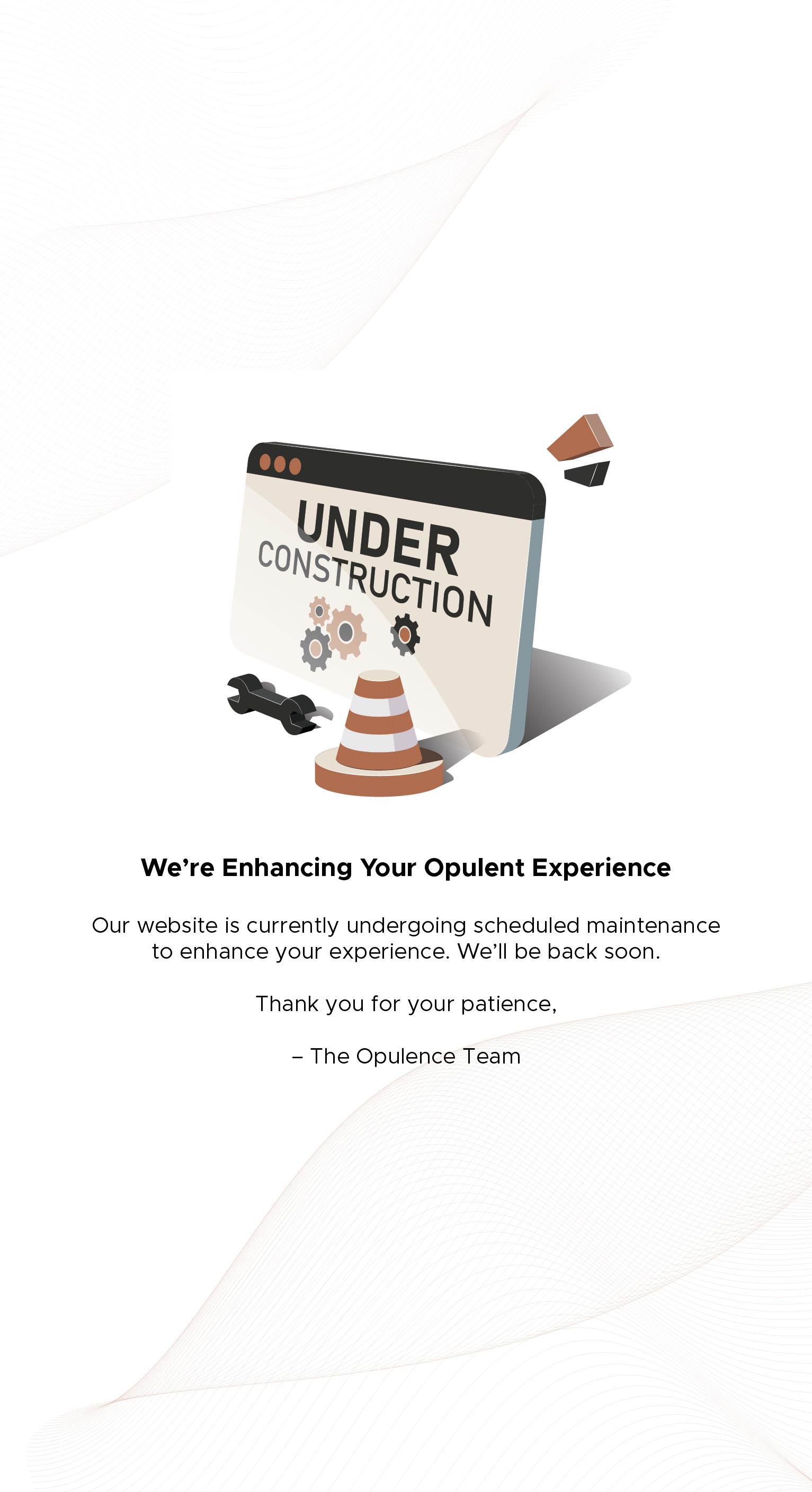 Site under maintenance (mobile)