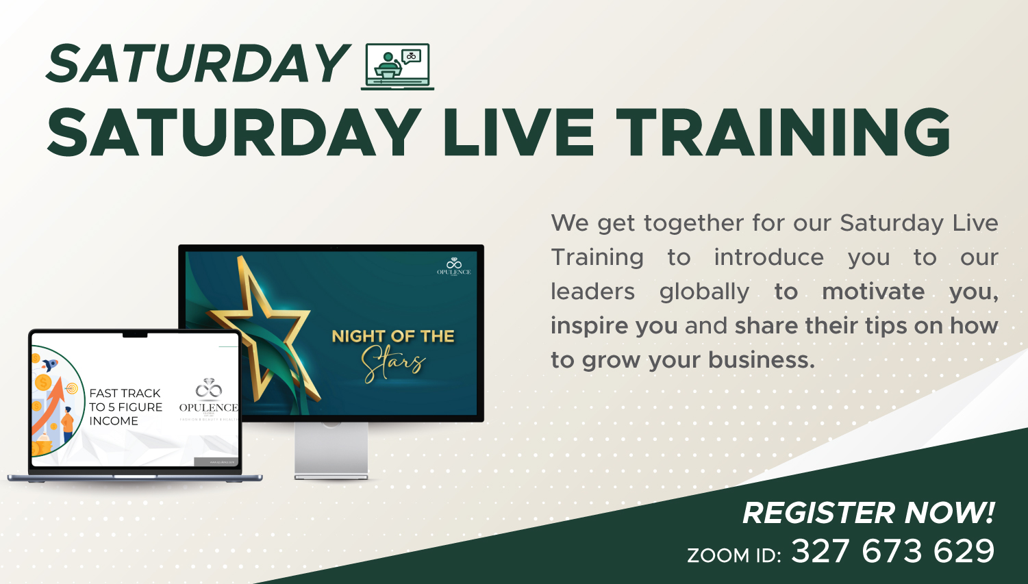 Saturday Live Training