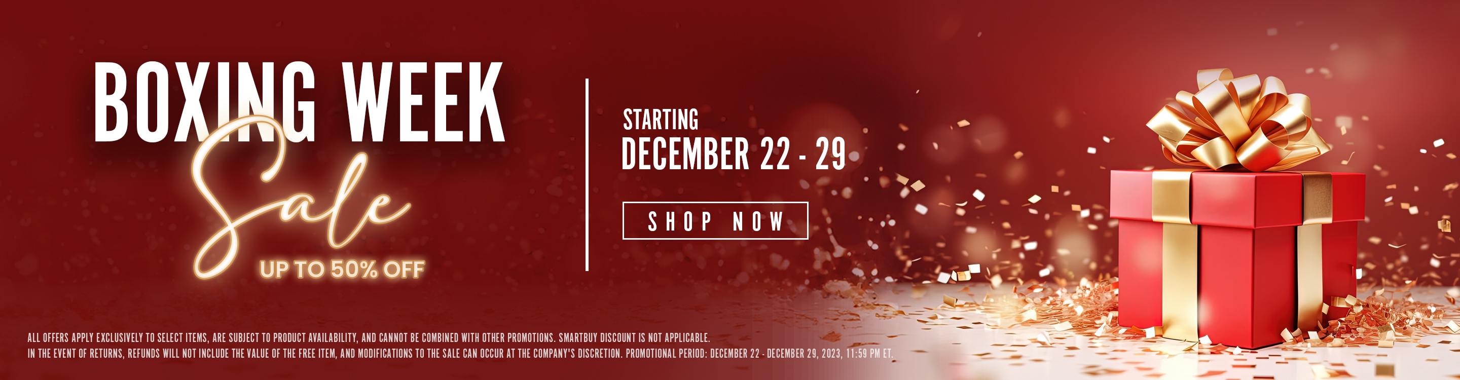 Boxing Week Sale Opulence Global